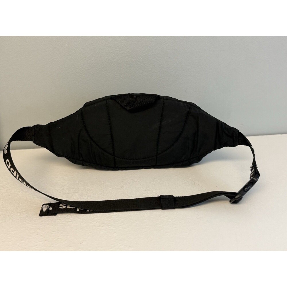 adidas Originals National Waist Pack Fanny Pack Bum Bag Black Trefoil Logo - Picture 4 of 5